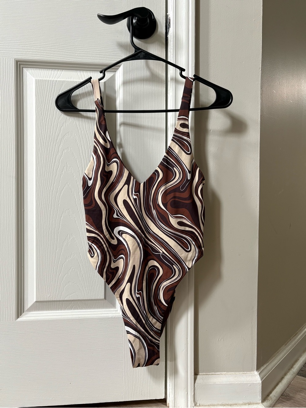 Toluca Brown & Cream Swirl One-Piece